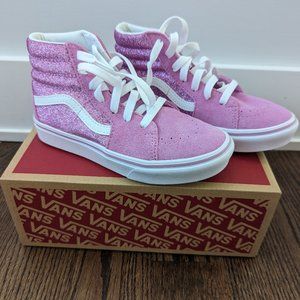 Never worn Vans - Girls High Top Trainers, Sz 1